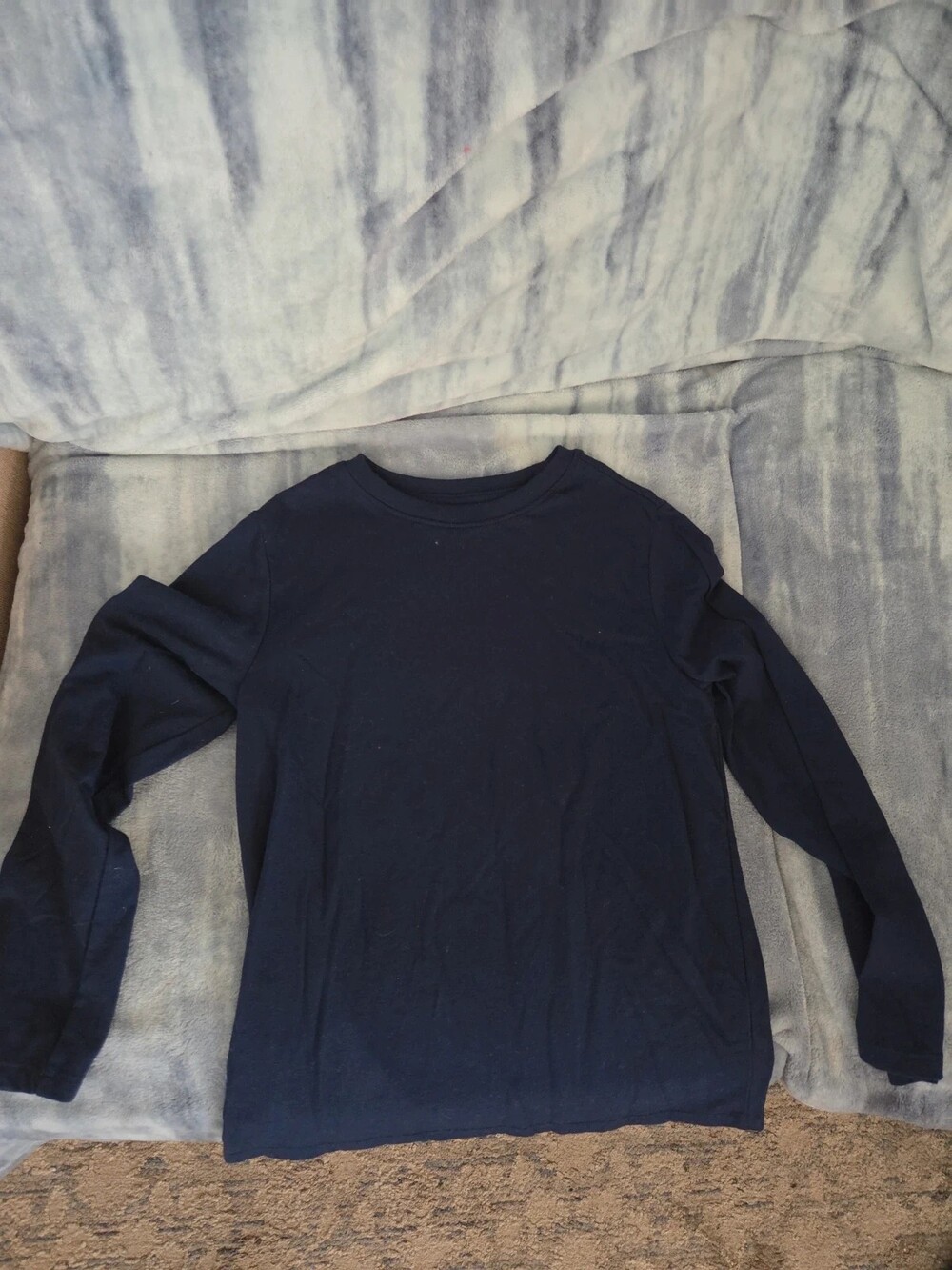 Cat & Jack Boys Long Sleeve Shirt Size 8 Blue